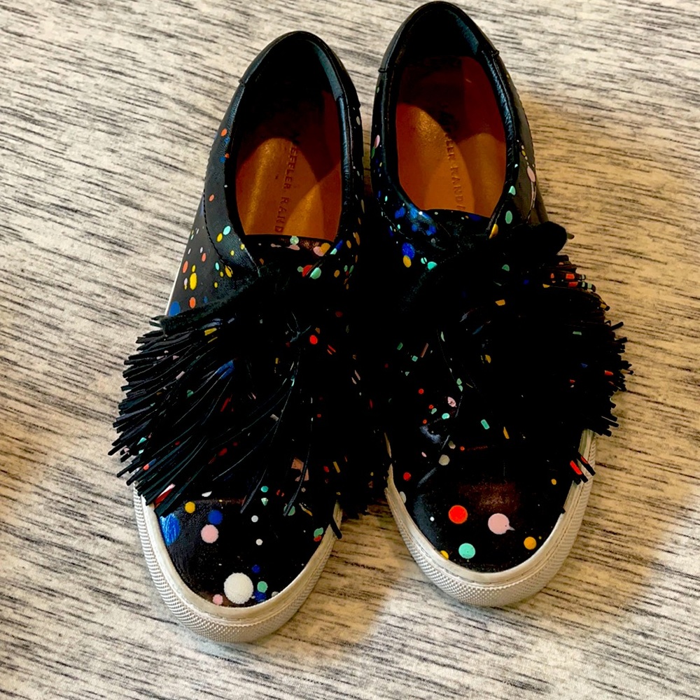 Loeffler Randall splatter sneakers